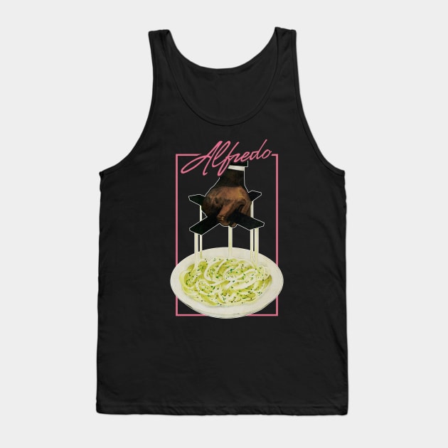 Alfredo Fettuccine Tank Top by meantibrann